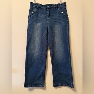 Classic Blue Women's wide leg Jeans